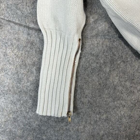 BKG & Company Sissies Sweater Womens Small Quarter Zip Cotton Made In USA - Picture 8 of 12